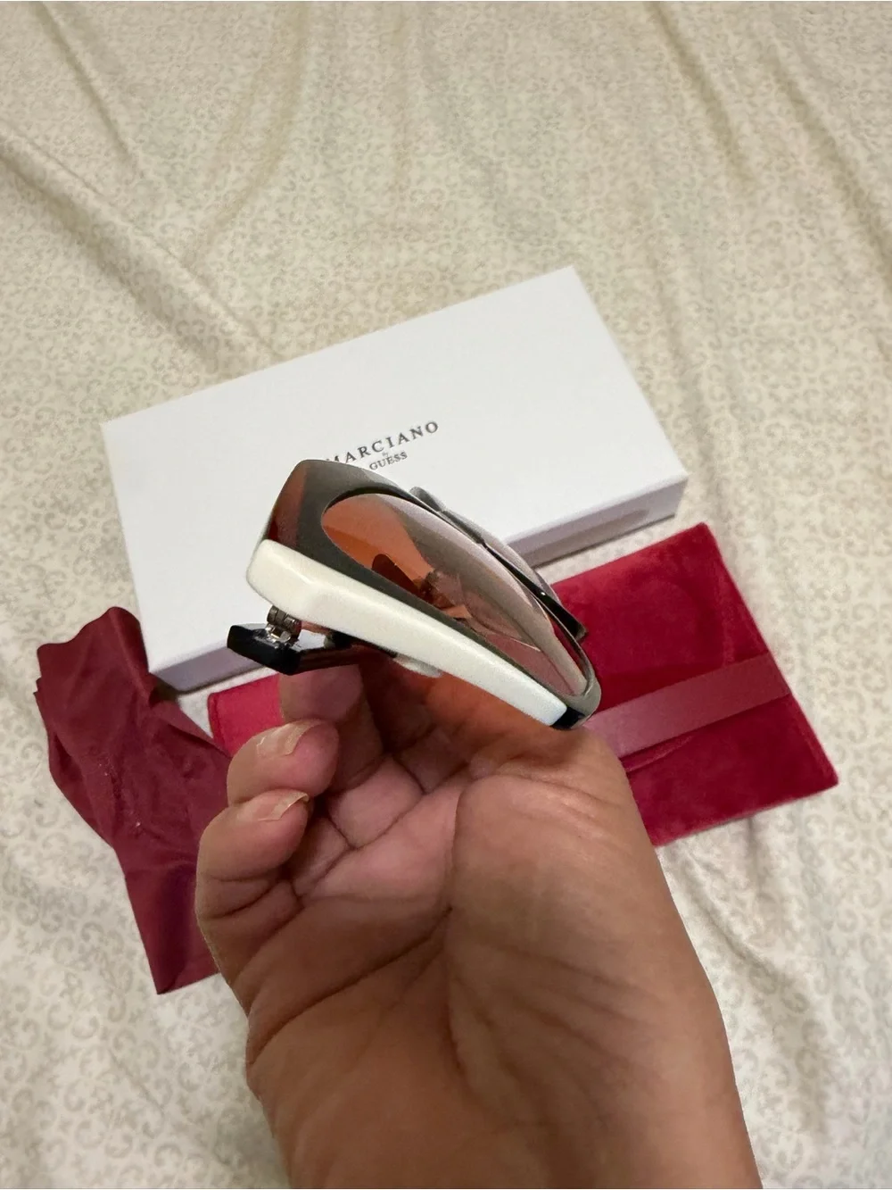 Marciano Black Sunglasses with Brown Gradient Lenses